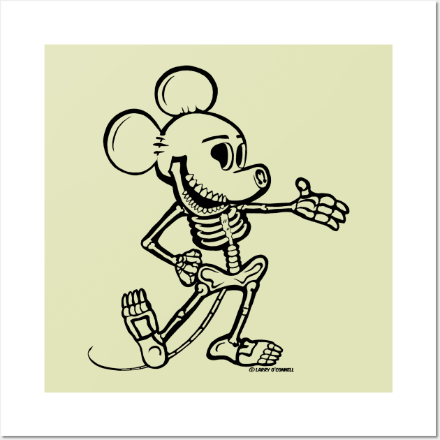 Chauncey Bones Outline Wall Art by FanboyMuseum